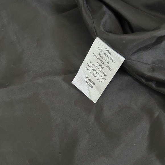 The Rail Jacket Mens Large Tan Snap Button Long Sleeve Lined Drawstring Waist - Picture 6 of 6